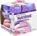 Nutricia Nutridrink Compact Proteïne aardbei & bosvruchten, Diversen, Ophalen of Verzenden