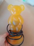 Teddy beer lamp geel glas, Ophalen of Verzenden, Zo goed als nieuw