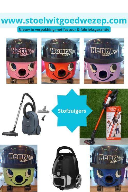 Nieuw diverse Stofzuigers AEG Numatic Henry Hetty Inventum, Witgoed en Apparatuur, Stofzuigers, Nieuw, Stofzuiger, Minder dan 1200 watt