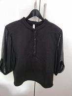10Days Balloon Sleeve polo blouse maat XL NIEUW, Zwart, Maat 42/44 (L), 10days, Nieuw