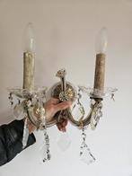 Wand kroonluchter,  2 arms., Huis en Inrichting, Ophalen, Gebruikt