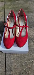 Rode podesuede Pumps, Kleding | Dames, Ophalen, Pumps, Zo goed als nieuw, Graceland
