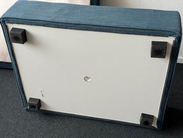 IKEA Kivik voetenbank met bergruimte blauwe (+ extta hoes) - afbeelding 4