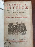 Elementa Physicae 1734 - Musschenbroek, Antiek en Kunst, Ophalen of Verzenden