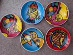 5x Corneille schaaltjes origineel, Antiek en Kunst, Antiek | Keramiek en Aardewerk, Ophalen of Verzenden