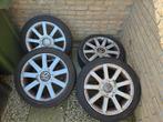 Audi VW multisteek 5x112 / 5x100 lichtmetaal, Ophalen, Banden en Velgen, 17 inch, Zomerbanden