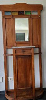 Artdeco halkastje met lade glas marmer, Antiek en Kunst, Antiek | Meubels | Kasten, Ophalen