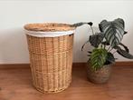 Rieten wasmand,  washing basket, rietmand, Ophalen, Gebruikt, Overige kleuren, Overige typen