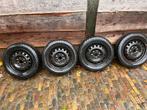 Winterbanden op Velg - 155/65R14 C1, Auto-onderdelen, Banden en Velgen, Ophalen, 14 inch, Gebruikt, 155 mm