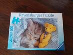 Ravensburger 107940 slapend poesje, kitten NIEUW 100stukjes, Ophalen of Verzenden, Meer dan 50 stukjes, Nieuw, 6 jaar of ouder