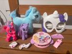 My little pony poppetjes knuffel masker haarassesoires, Gebruikt, Ophalen of Verzenden