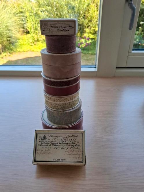 Brocante doosjes uit apotheek, Antiek en Kunst, Curiosa en Brocante, Ophalen of Verzenden