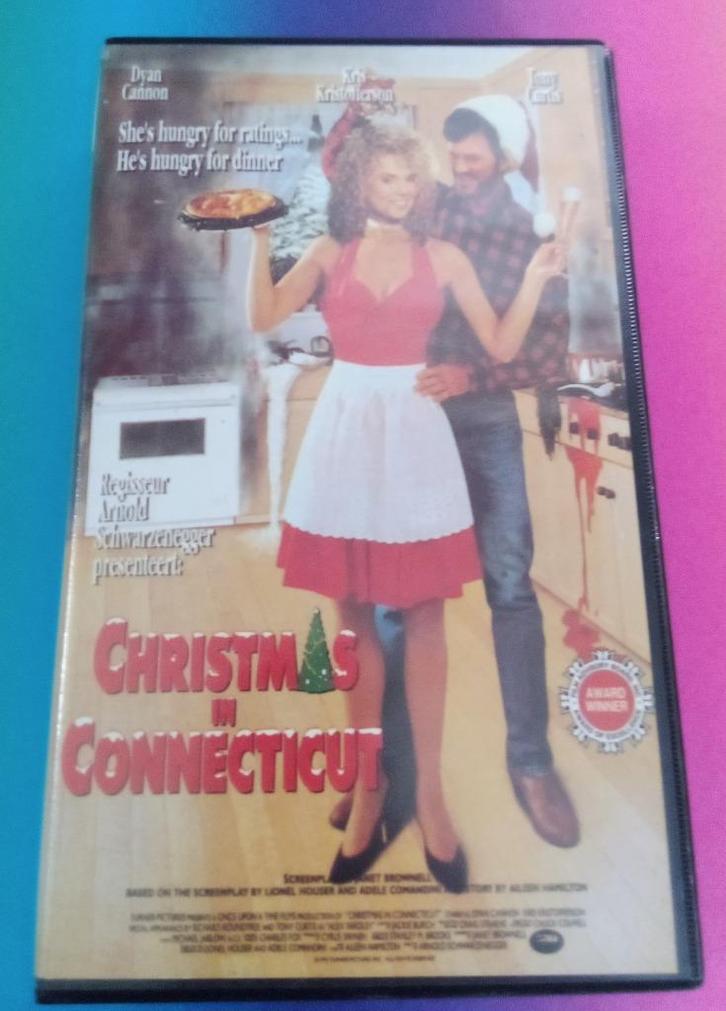 VHS - Christmas in Connecticut, Cd's en Dvd's, VHS | Film, Zo goed als nieuw, Komedie, Alle leeftijden, Verzenden