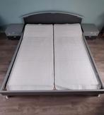 Bedframe antracietgrijs/zilvergrijs 180x210, Ophalen, Gebruikt, 210 cm, Tweepersoons