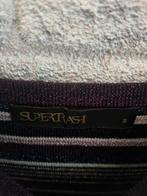 Paars gestreept jurkje Maat s hh, Maat 38/40 (M), Supertrash, Paars, Onbekend