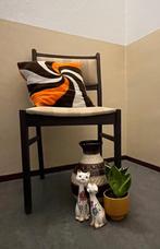 retro vintage mid century stoel eetkamer meubel hout, Huis en Inrichting, Stoelen, Ophalen, Hout, Gebruikt, Bruin