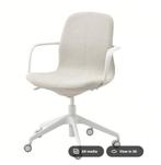 IKEA LÅNGFJÄLL Desk Chair, Ophalen, Zwart
