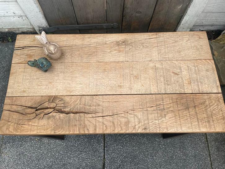 Salontafel Mangohout - Stoer & Stijlvol, Huis en Inrichting, Tafels | Salontafels, Gebruikt, 50 tot 75 cm, Minder dan 50 cm, 50 tot 100 cm