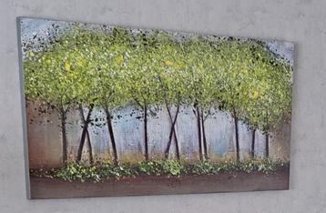 Canvas schilderij met bomen. 140x70cm beschikbaar voor biedingen