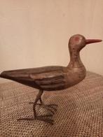 Houten Vogel Sculptuur - 22x26 cm, Ophalen of Verzenden