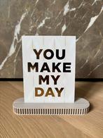 Photo / card holder, geribbeld beige, Nieuw, Ophalen of Verzenden, Minder dan 50 cm, Minder dan 50 cm