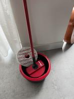 Vileda Turbo Spin Mop + emmer – compleet en goed werkend, Ophalen, Dweilemmer, -bak, of -wagen