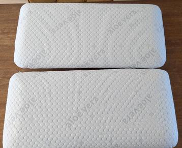 Hoofdkussen Traagschuim Aloe Vera zgan (Amazon) 2x beschikbaar voor biedingen
