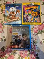 3 Blue-ray dvds. Harry Potter, Yogi bear, Madagascar 3D., Ophalen of Verzenden, Zo goed als nieuw, Science Fiction en Fantasy