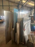 Pallet Plaatmaterialen: Aluminium, Kunststof, RVS, Staal, Doe-het-zelf en Verbouw, Ophalen, Minder dan 25 mm, Nieuw, 300 cm of meer