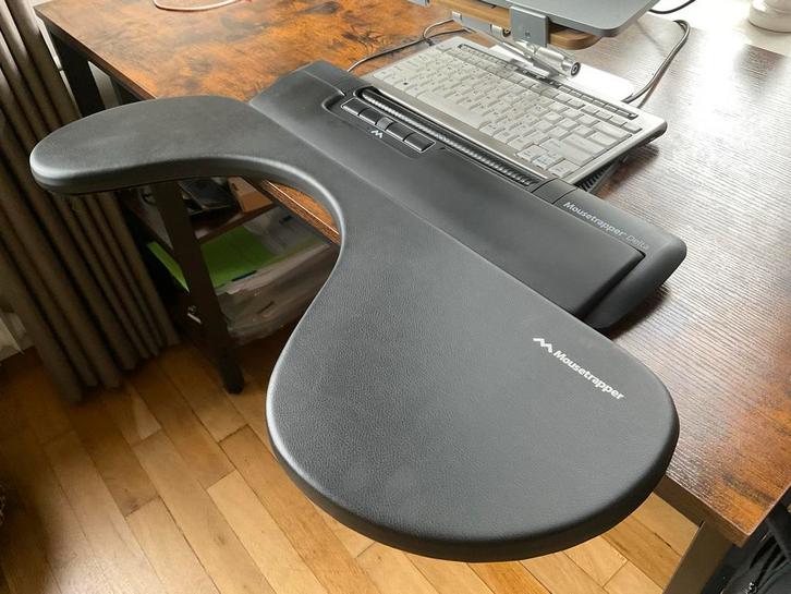 Mousetrapper Ergonomische Muis Delta met armsteun, Computers en Software, Muizen, Zo goed als nieuw, Bedraad, Ergonomisch, Ophalen of Verzenden