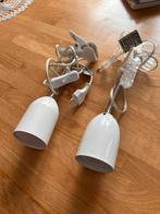 2 knijp bureaulampjes nachtlamp incl lichtbron, Ophalen of Verzenden, Zo goed als nieuw