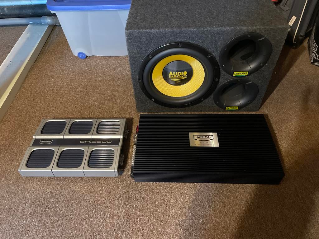 Emphaser Subwoofer, Versterkers, Auto diversen, Autospeakers, Gebruikt, Ophalen of Verzenden