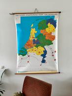 Wandkaart Nederland, Antiek en Kunst, Antiek | Schoolplaten, Ophalen of Verzenden
