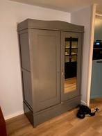 Grijze vintage kast met lades, Huis en Inrichting, Kasten | Kledingkasten, Ophalen, Gebruikt, 100 tot 150 cm, Met lade(s)