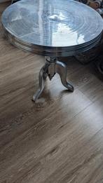 Zilverkleurige Rivièra Maison Salontafel - 55cm, Huis en Inrichting, Tafels | Bijzettafels, Ophalen of Verzenden