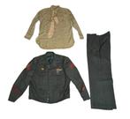 USMC Uniform set WWII / WW2, Verzamelen, Ophalen of Verzenden, Amerika, Kleding of Schoenen