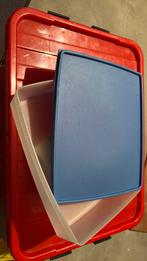 Diepvries doos Tupperware, Huis en Inrichting, Keuken | Tupperware, Ophalen of Verzenden, Gebruikt, Blauw, Overige typen