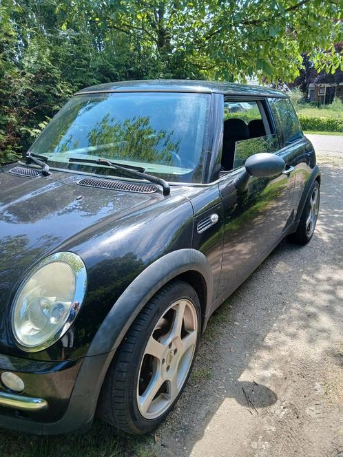Mini 1.6 16V ONE 2003 Zwart, Auto's, Mini, Particulier, One, Benzine, C, Hatchback, Handgeschakeld, Origineel Nederlands, Zwart