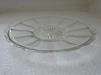 Vintage persglas taart(fruit)schaal, Ophalen of Verzenden