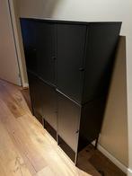 6 IKEA LIXHULT kastjes – antracietgrijs, Ophalen, Zo goed als nieuw