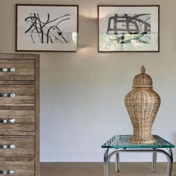 bijzettafel space age s' 70 & rivièra maison soho glasplaat beschikbaar voor biedingen