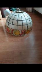 Capiz schelpenlamp hanglamp vintage schelpenlamp, Ophalen of Verzenden, Gebruikt, Minder dan 50 cm