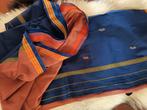 Nieuwe zijden Sari (India.), Maat 38/40 (M), Nieuw, Onder de knie, Verzenden