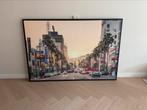 Foto op canvas Los Angeles met zwarte baklijst 185 x 125, Ophalen, 125 cm of meer, Zo goed als nieuw, Schilderij