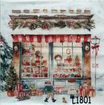 Servetten decoupage/bullet journal – etalages L1801, Verzenden, Nieuw, Materiaal