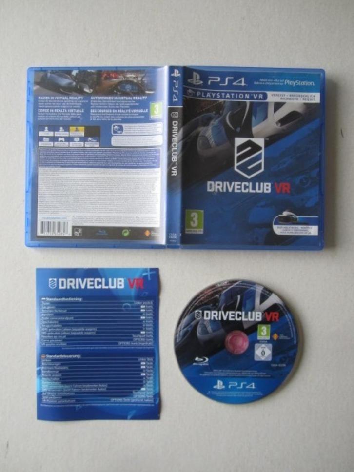 Drive Club VR Playstation 4 Driveclub PS4, Spelcomputers en Games, Games | Sony PlayStation 4, Zo goed als nieuw, Racen en Vliegen