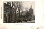 Sliedrecht - Kerkbuurt, Verzamelen, Ansichtkaarten | Nederland, Ophalen of Verzenden, Voor 1920, Gelopen, Zuid-Holland