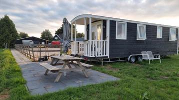Unieke Pipowagen tinyhouse bnb 870 x 255 op Vlemmix trailer  beschikbaar voor biedingen