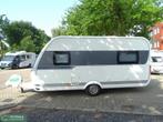 Hobby Prestige 455 UF met airco en voortent, Caravans en Kamperen, Caravans, Overige typen, Rondzit, Hobby, Bedrijf