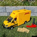 Bruder DHL Mercedes Sprinter met Palletwagen, Ophalen, Zo goed als nieuw